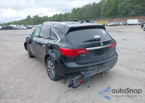 2014 Acura Mdx Technology Pkg W/Entertainment Pkg z USA, uszkodzony, nr VIN 5FRYD4H65EB010361